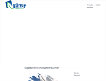 Tablet Screenshot of gunaybakliyat.com